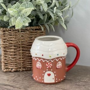 2021 Target Threshold Stoneware Gingerbread House Mug